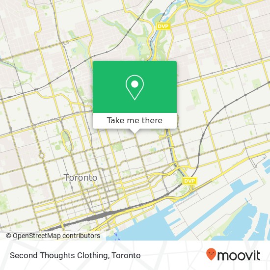 Second Thoughts Clothing, 503 Parliament St Toronto, ON M4X map