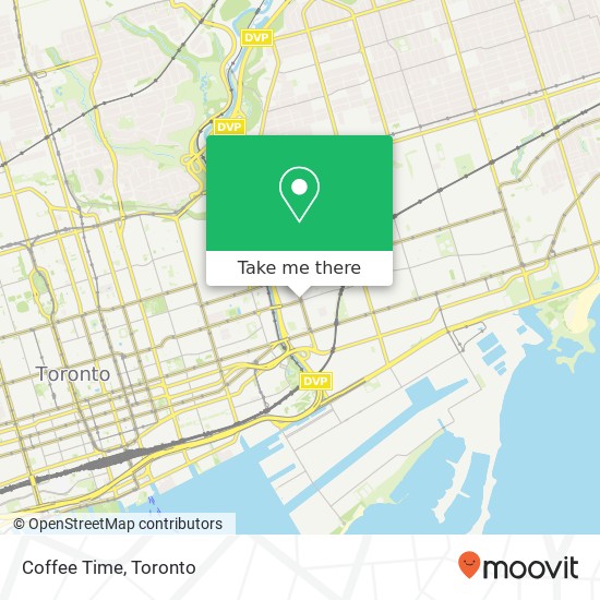 Coffee Time, 238 Broadview Ave Toronto, ON M4M plan