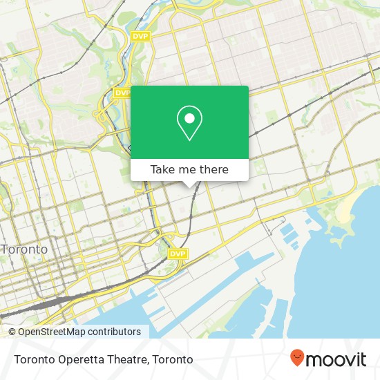 Toronto Operetta Theatre map