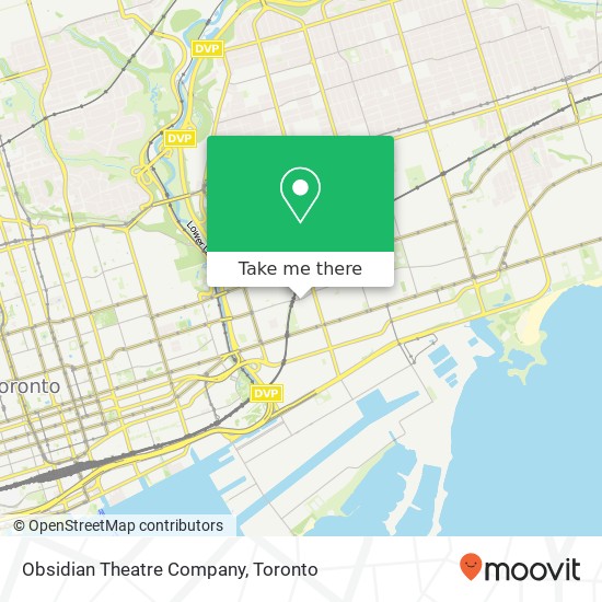 Obsidian Theatre Company map