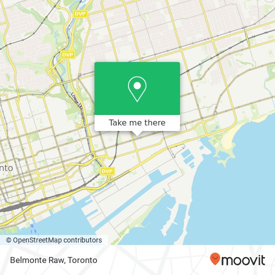 Belmonte Raw, 1022 Queen St E Toronto, ON M4M 1K4 plan