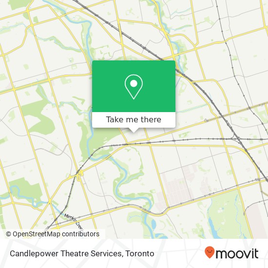 Candlepower Theatre Services map