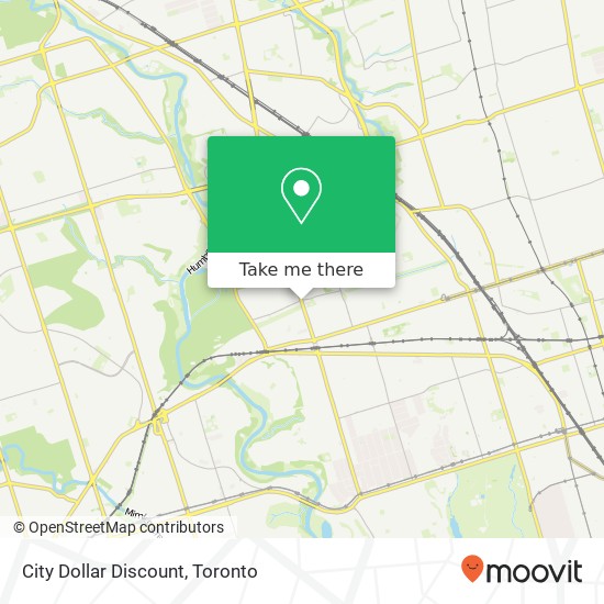 City Dollar Discount, 755 Jane St Toronto, ON M6N map