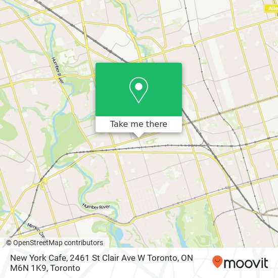 New York Cafe, 2461 St Clair Ave W Toronto, ON M6N 1K9 map