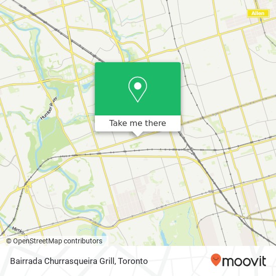 Bairrada Churrasqueira Grill, 2293 St Clair Ave W Toronto, ON M6N plan