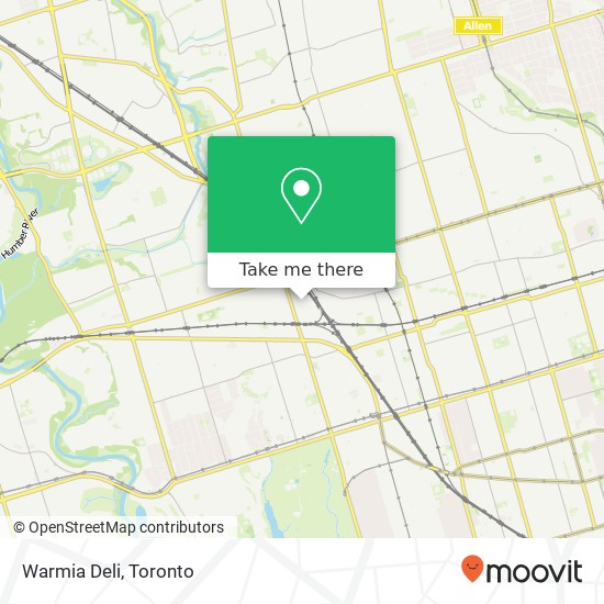 Warmia Deli, 63 Mulock Ave Toronto, ON M6N 3C3 plan