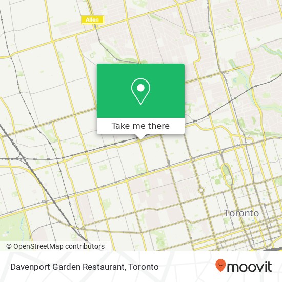 Davenport Garden Restaurant, 643 Dupont St Toronto, ON M6G 1Z4 map