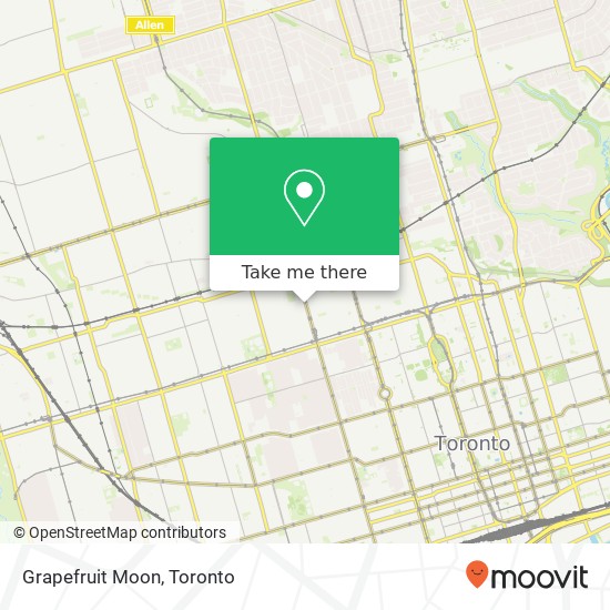 Grapefruit Moon, 968 Bathurst St Toronto, ON M5R map