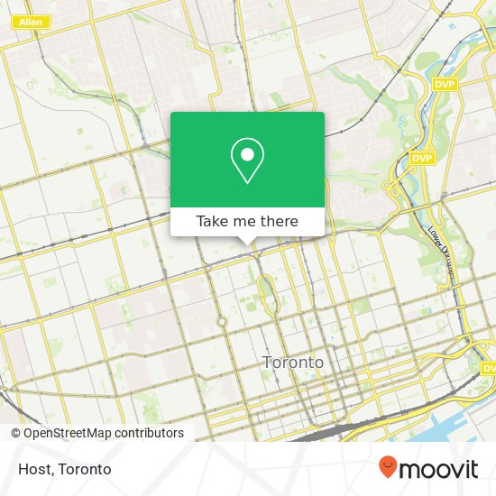 Host, 14 Prince Arthur Ave Toronto, ON M5R 1A9 plan