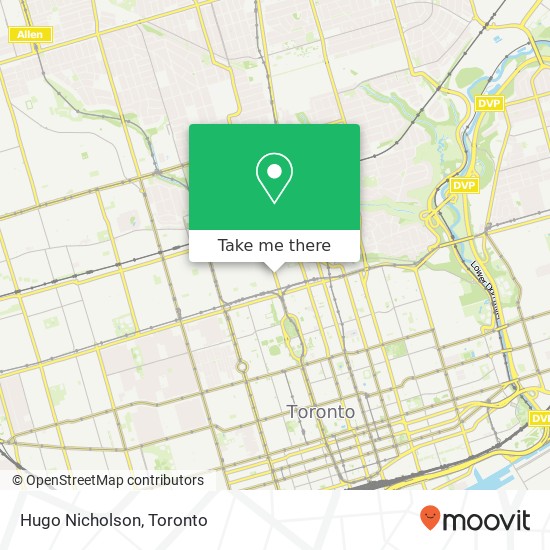 Hugo Nicholson, 55 Avenue Rd Toronto, ON M5R plan