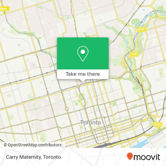 Carry Maternity, 110 Cumberland St Toronto, ON M5R 1A6 plan