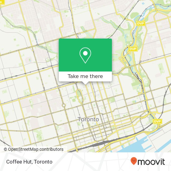 Coffee Hut, 1102 Bay St Toronto, ON M5S 2Y1 map