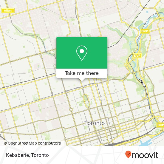 Kebaberie, 55 Avenue Rd Toronto, ON M5R 2G3 plan