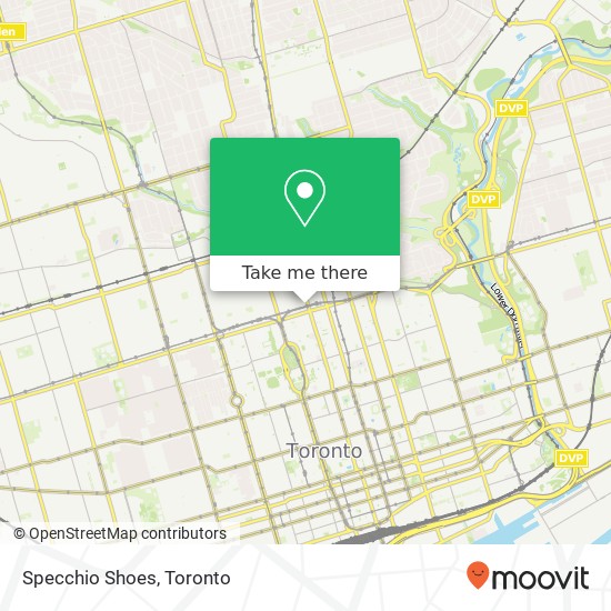 Specchio Shoes, 1240 Bay St Toronto, ON M5R 2A7 map