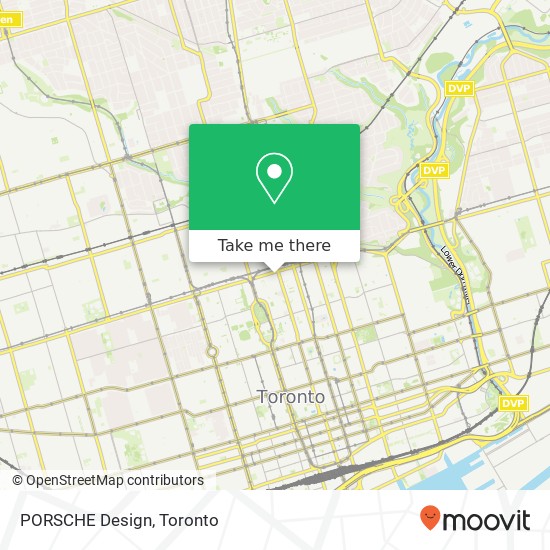 PORSCHE Design, 77 Bloor St W Toronto, ON M5S 1M2 plan