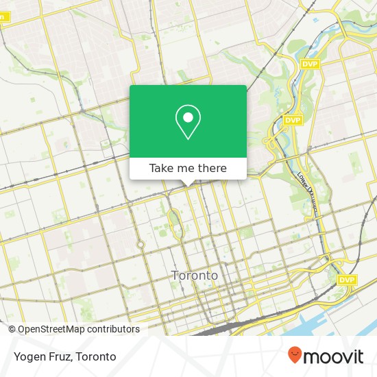 Yogen Fruz, 55 Bloor St W Toronto, ON M4W plan