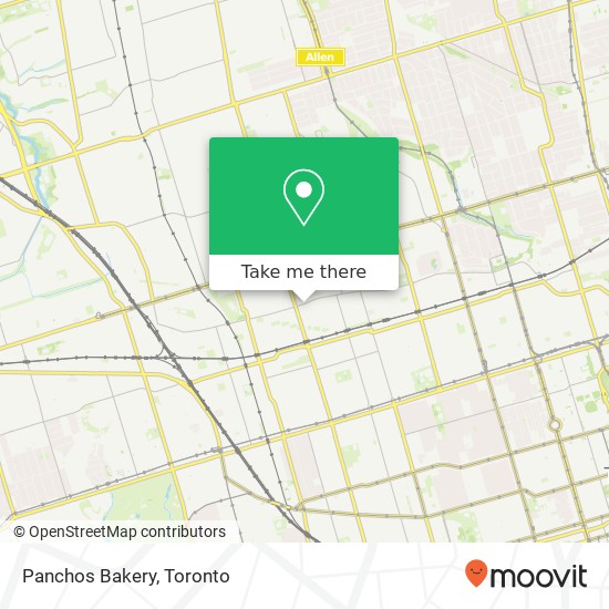 Panchos Bakery, 1345 Davenport Rd Toronto, ON M6H plan