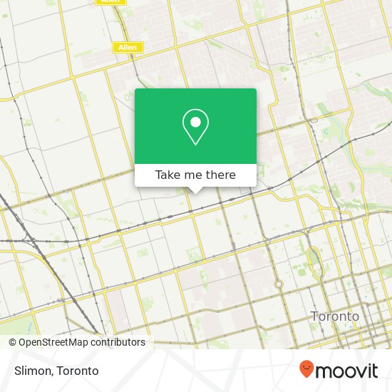 Slimon, 195 Ashworth Ave Toronto, ON M6G 2A6 map
