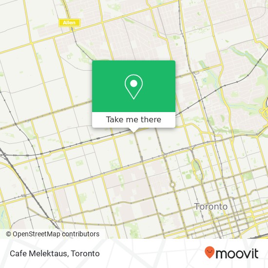 Cafe Melektaus, 1088 Bathurst St Toronto, ON M5R 3G9 plan