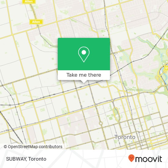 SUBWAY, 142 Kendal Ave Toronto, ON M5R 1M3 map