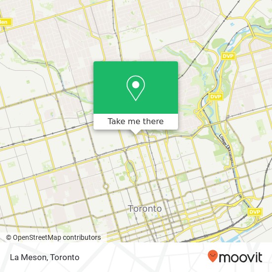 La Meson, 1315 Bay St Toronto, ON M5R 2C4 plan