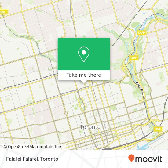 Falafel Falafel, 1280 Bay St Toronto, ON M5R 3W1 plan