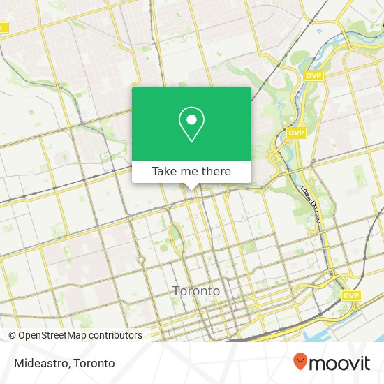 Mideastro, 27 Yorkville Ave Toronto, ON M4W plan