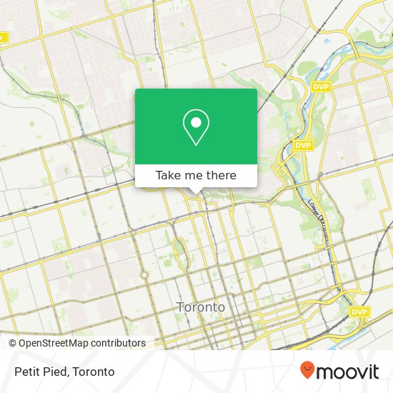 Petit Pied, 890 Yonge St Toronto, ON M4W 3P4 map