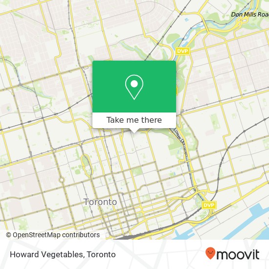 Howard Vegetables, 21 Howard St Toronto, ON M4X plan