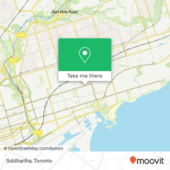 Siddhartha, 1416 Gerrard St E Toronto, ON M4L 1Z6 map