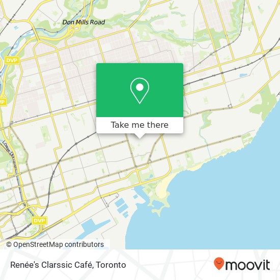 Renée's Clarssic Café, 108 Edgewood Ave Toronto, ON M4L 3H1 map