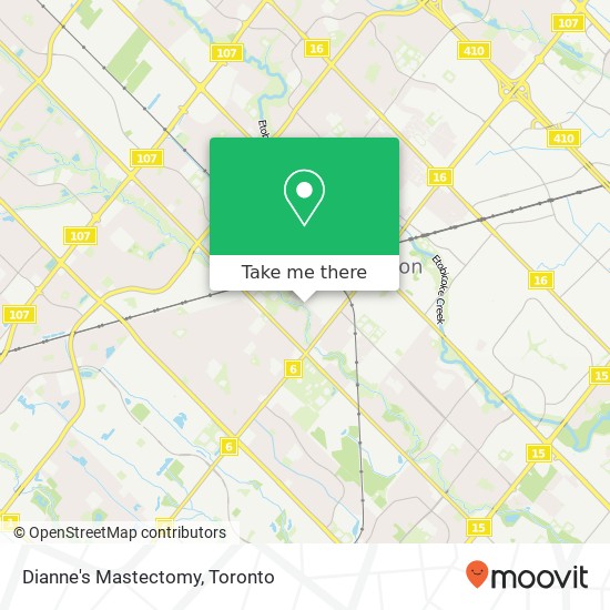 Dianne's Mastectomy, 48 Haggert Ave N Brampton, ON L6X 1Y3 map