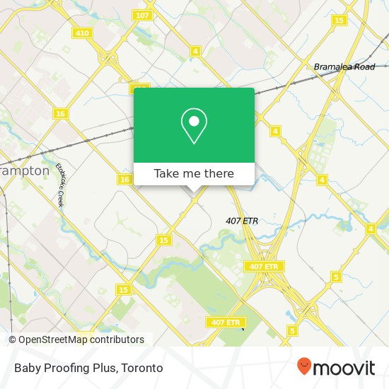 Baby Proofing Plus, 350 Rutherford Rd S Brampton, ON L6W 3M2 plan