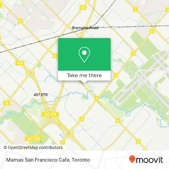 Mamas San Francisco Cafe, 1510 Drew Rd Mississauga, ON L5S 1W7 map