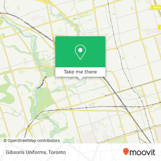 Gibson's Uniforms, 400 Alliance Ave Toronto, ON M6N 2H8 map