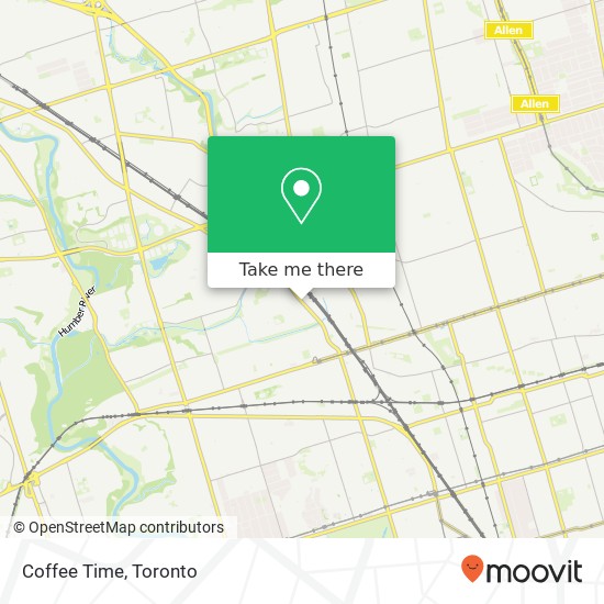 Coffee Time, 325 Weston Rd Toronto, ON M6N plan