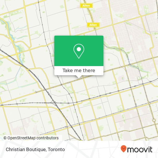 Christian Boutique, 1236 St Clair Ave W Toronto, ON M6E 1B7 plan