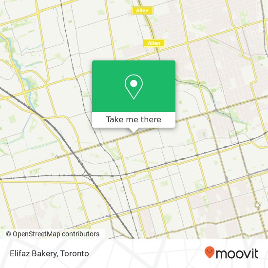 Elifaz Bakery, 1198 St Clair Ave W Toronto, ON M6E plan