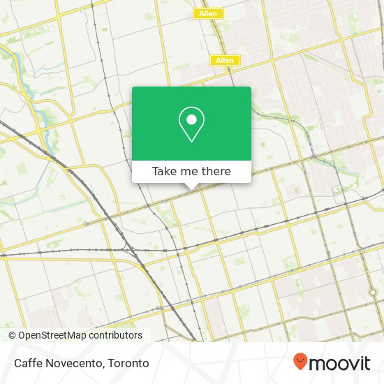 Caffe Novecento, 1228 St Clair Ave W Toronto, ON M6E map