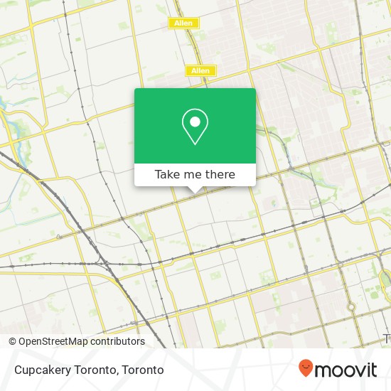 Cupcakery Toronto, 1034 St Clair Ave W Toronto, ON M6E 1A4 map