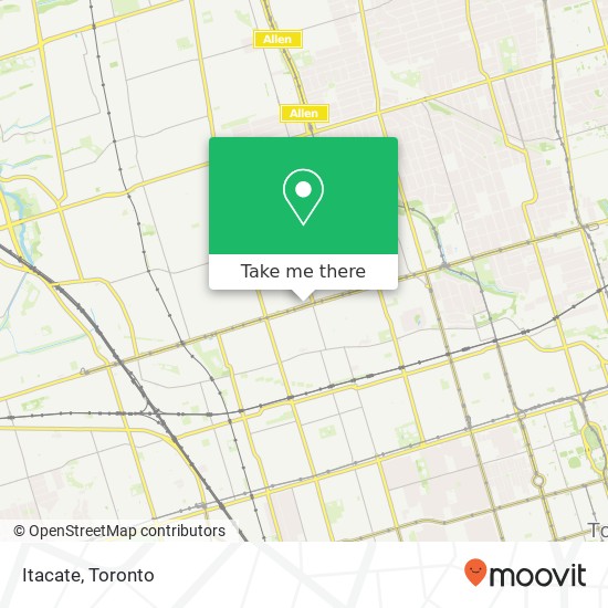 Itacate, 998 St Clair Ave W Toronto, ON M6E 1A2 map
