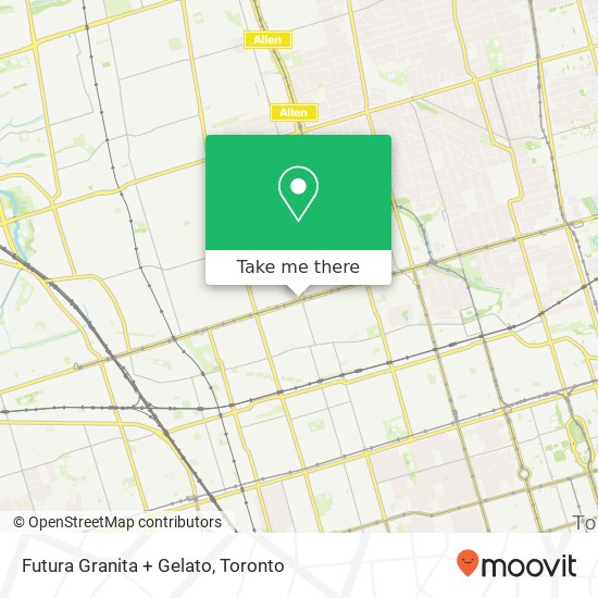 Futura Granita + Gelato, 964 St Clair Ave W Toronto, ON M6E 1A1 plan