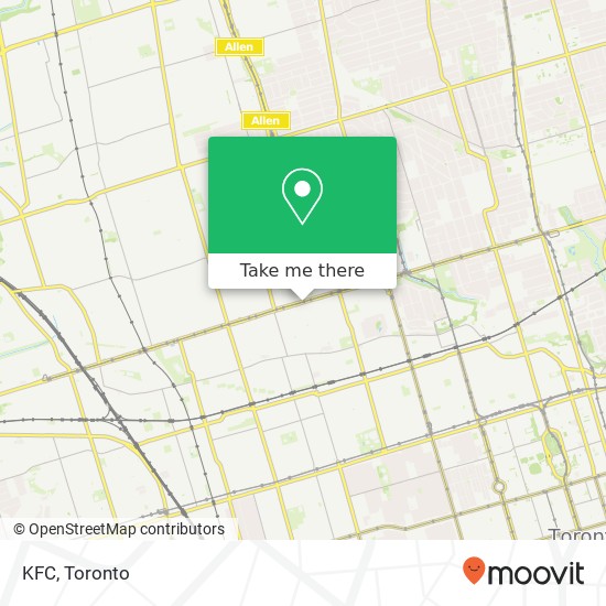 KFC, 829 St Clair Ave W Toronto, ON M6C map