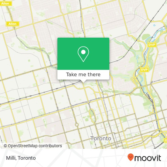 Milli, 231 Avenue Rd Toronto, ON M5R 2J3 map