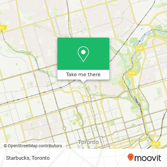 Starbucks, 1088 Yonge St Toronto, ON M4W plan
