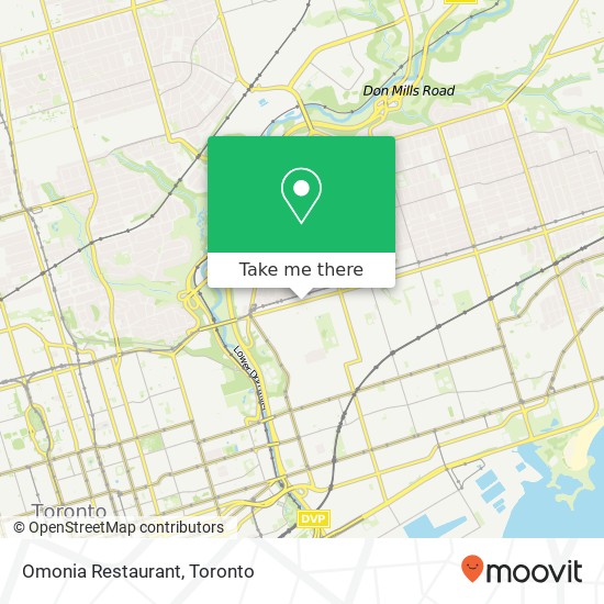 Omonia Restaurant, 426 Danforth Ave Toronto, ON M4K map