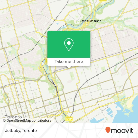 Jetbaby, 501 Danforth Ave Toronto, ON M4K 1P5 plan