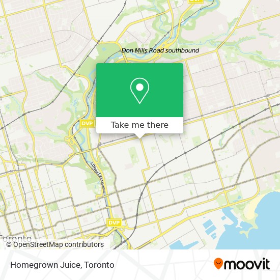 Homegrown Juice map