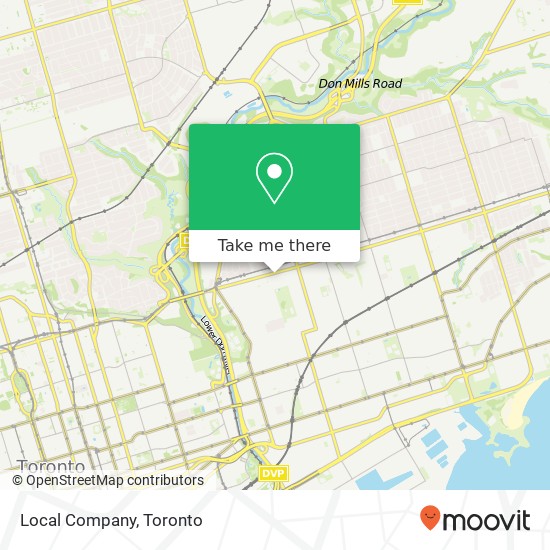 Local Company, 511 Danforth Ave Toronto, ON M4K 1P5 map