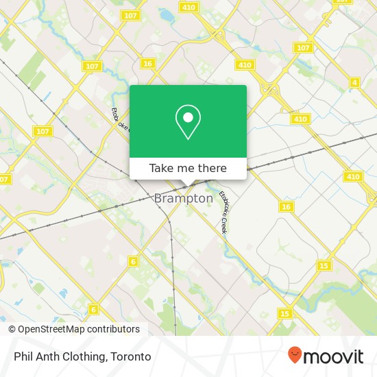 Phil Anth Clothing, 60 Queen St E Brampton, ON L6V 1A9 map
